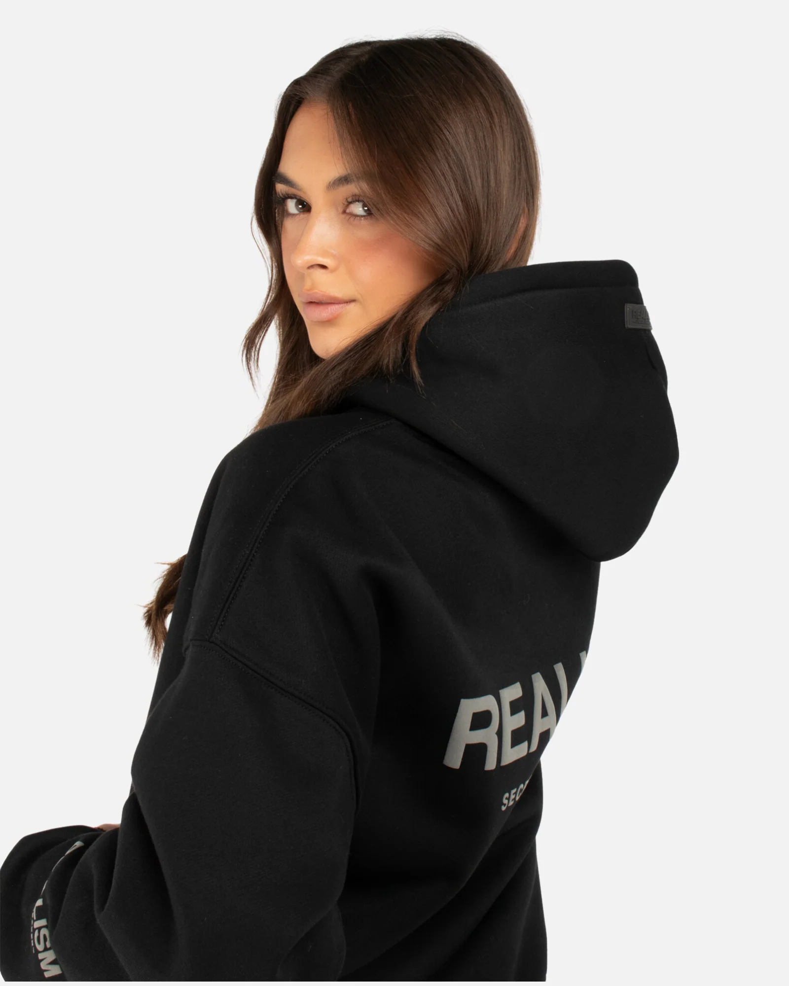 COURT BOXY HOODIE BLACK - Image 11