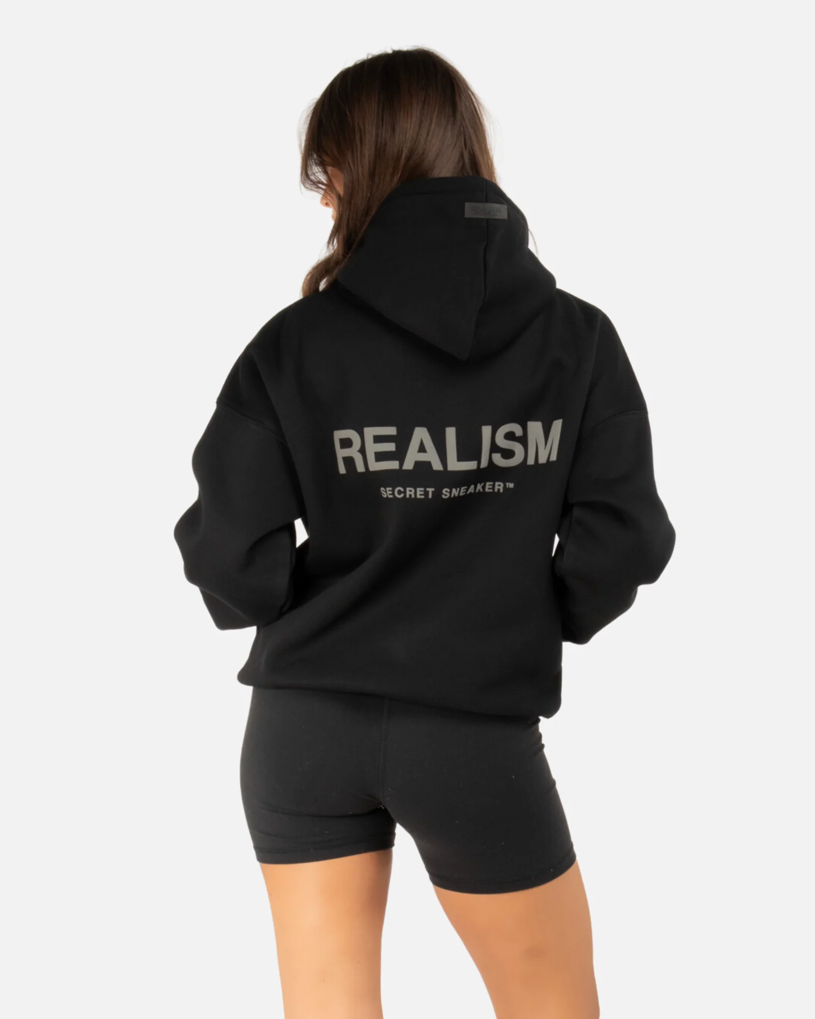 COURT BOXY HOODIE BLACK - Image 3