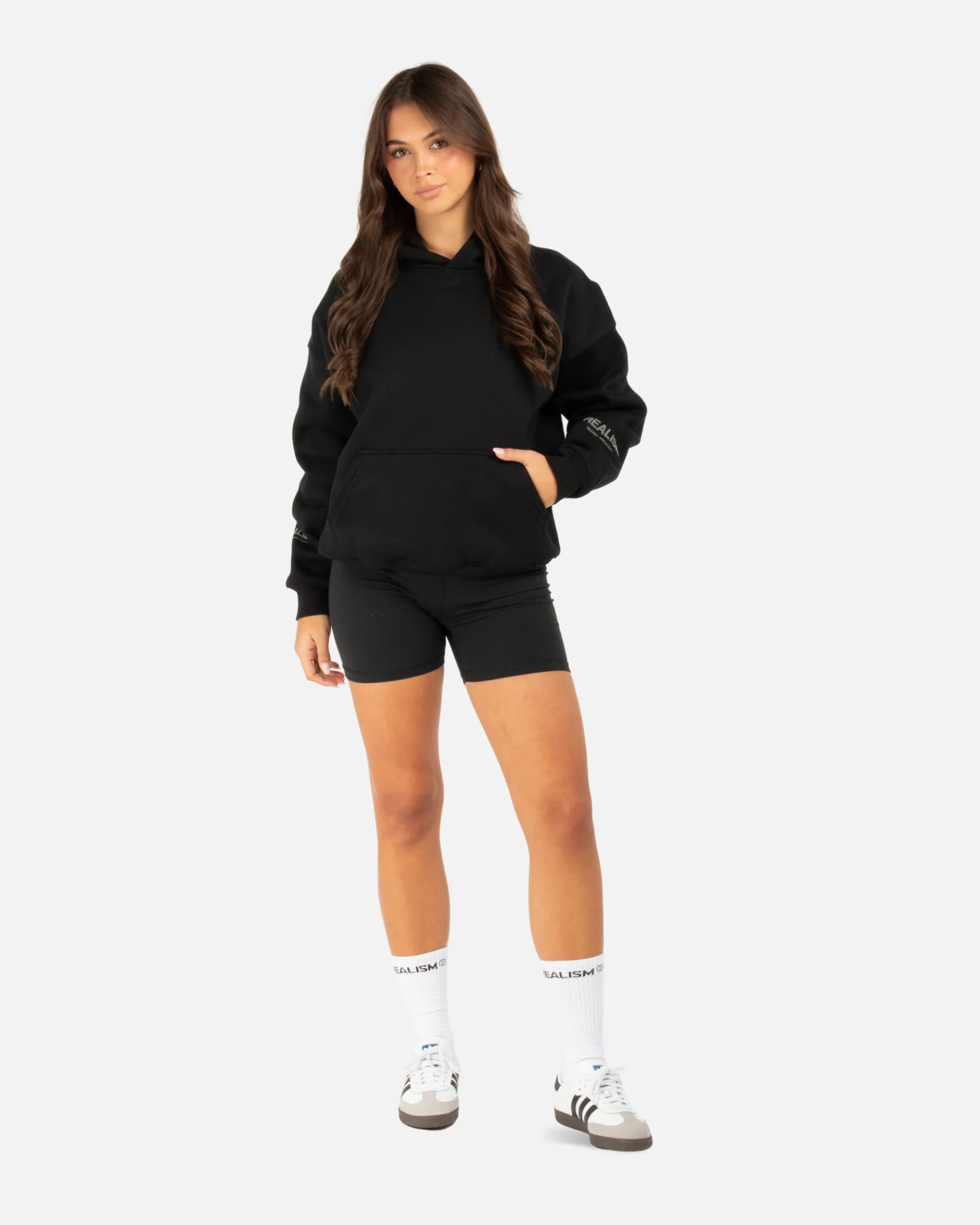 COURT BOXY HOODIE BLACK - Image 6