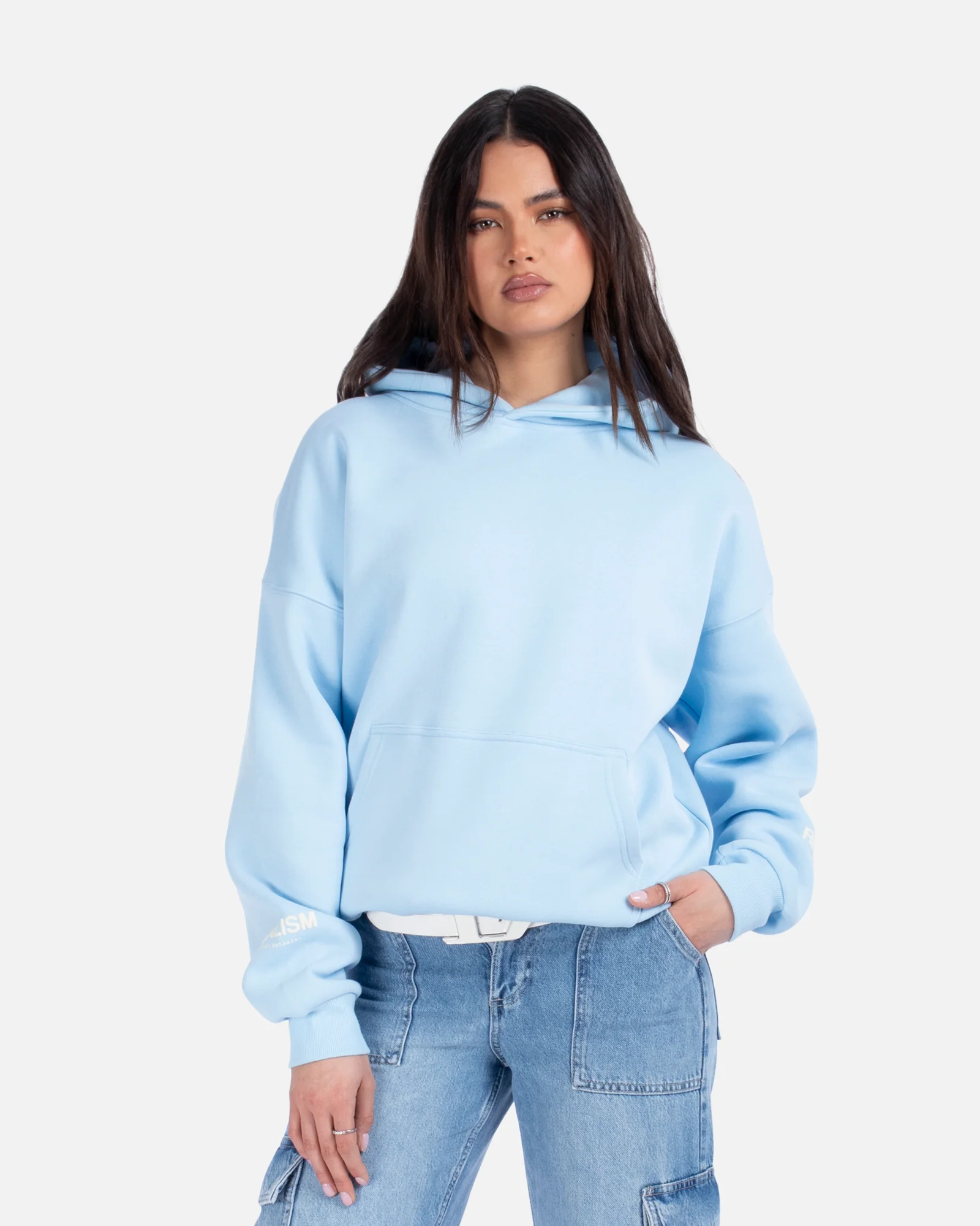 COURT BOXY HOODIE SKY BLUE - Image 10