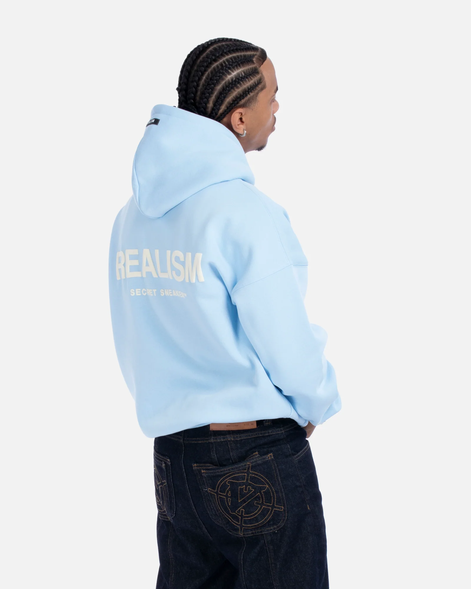 COURT BOXY HOODIE SKY BLUE - Image 14
