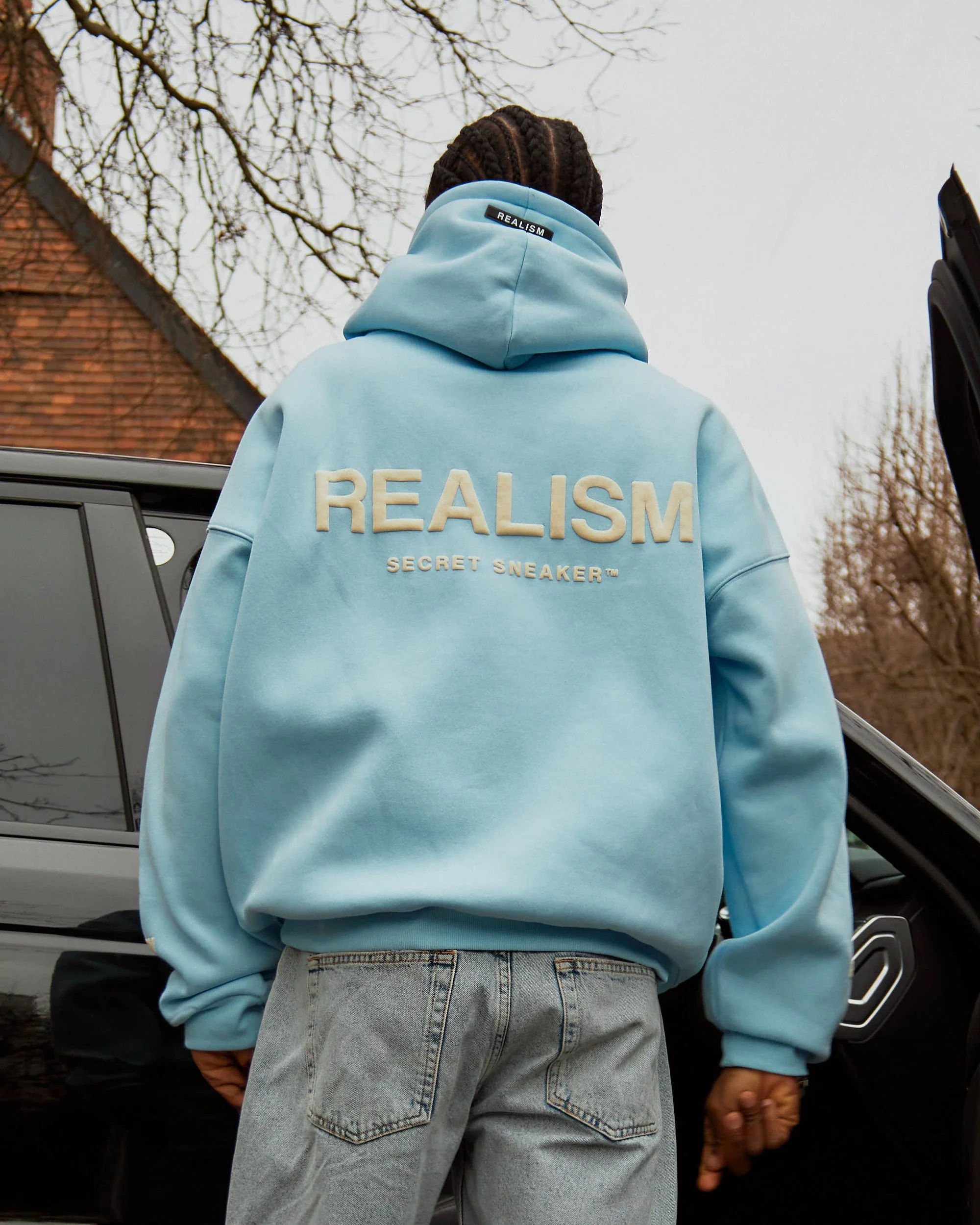 COURT BOXY HOODIE SKY BLUE - Image 4