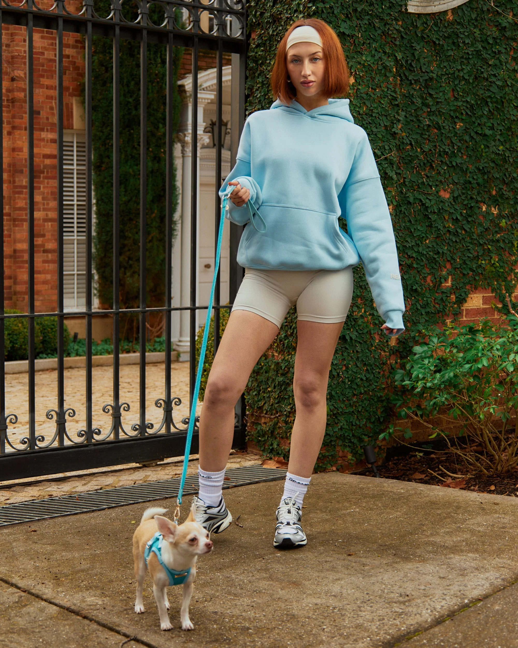 COURT BOXY HOODIE SKY BLUE - Image 7