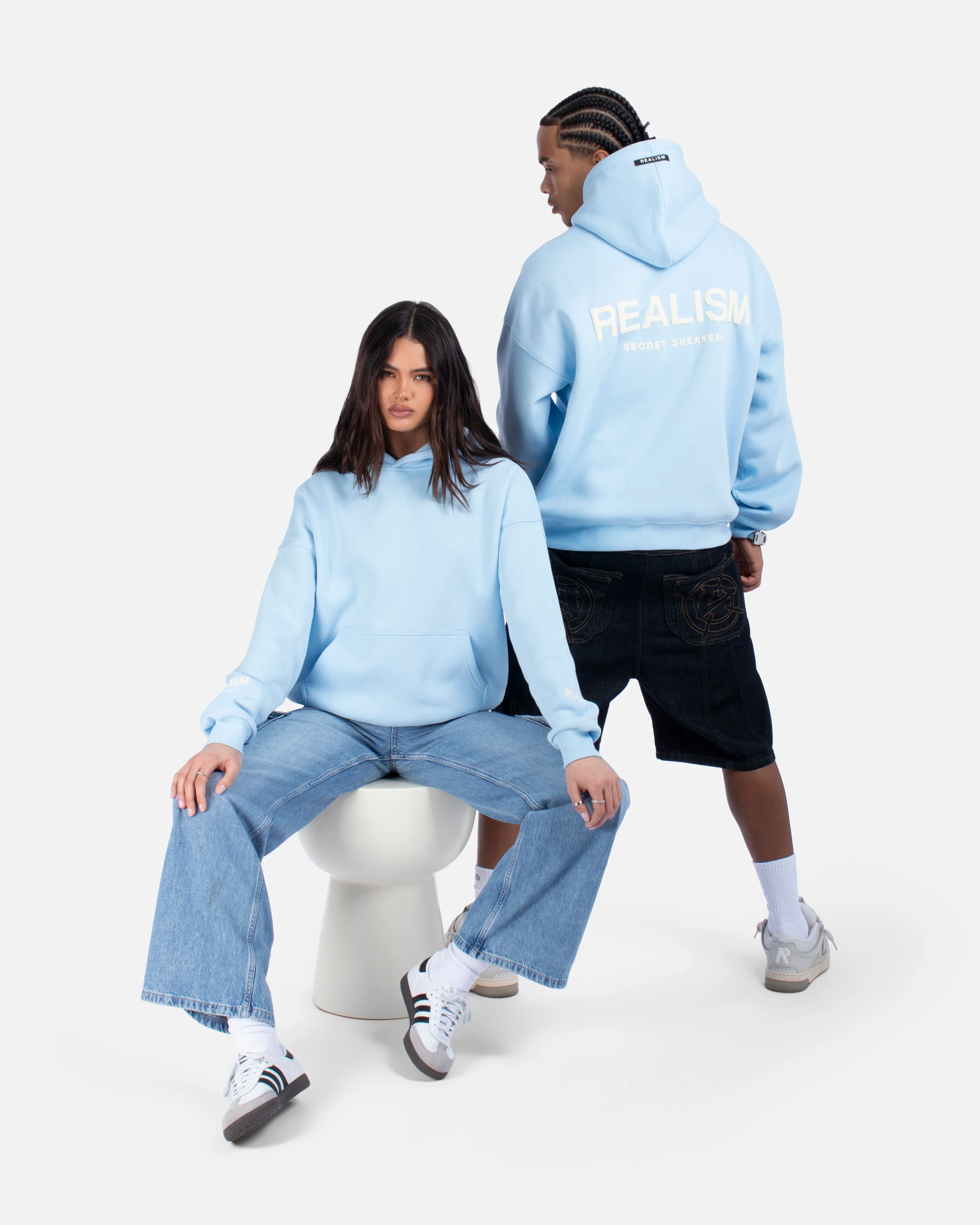 COURT BOXY HOODIE SKY BLUE - Image 9