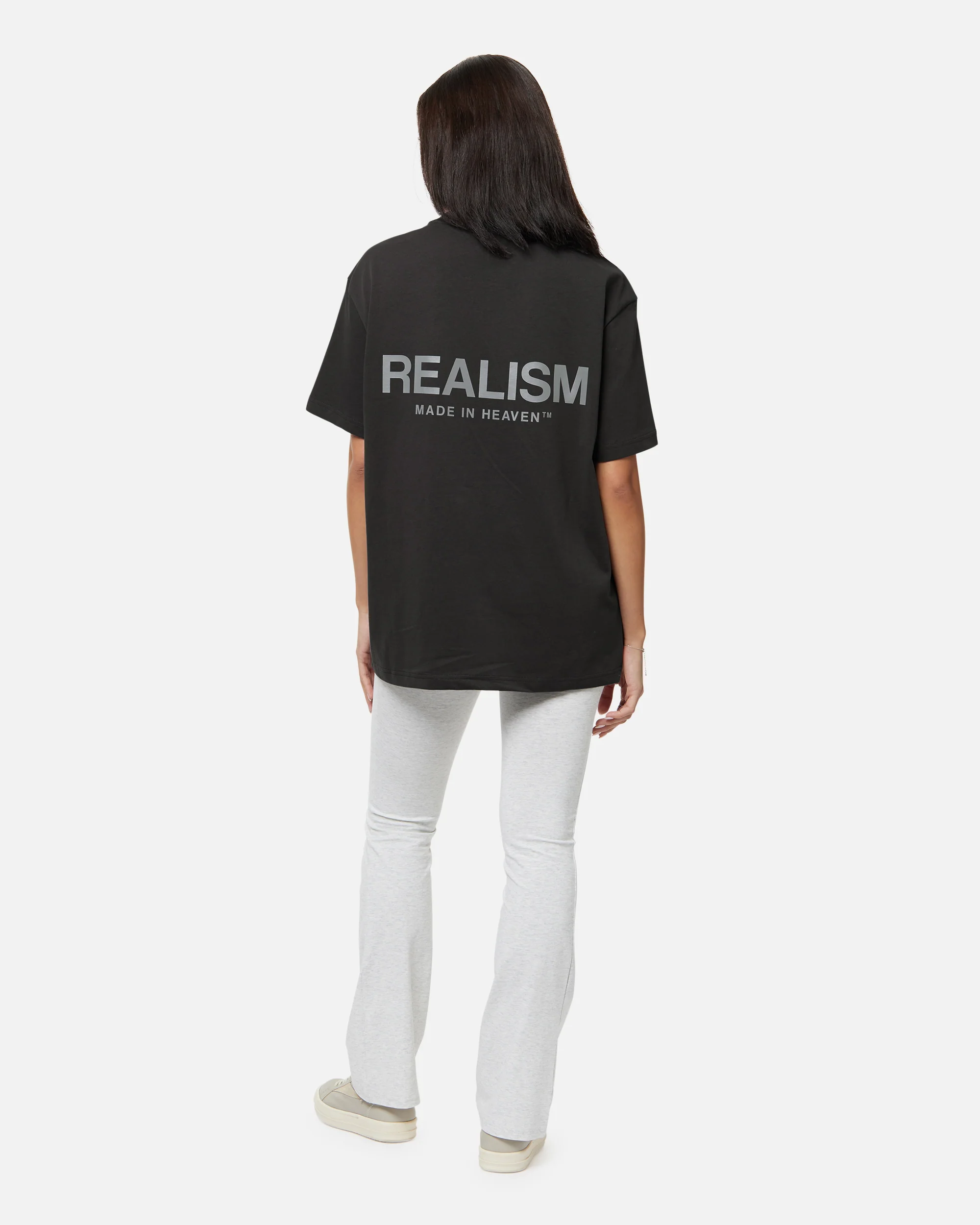 HEAVEN LOGO REFLECTIVE TEE MOON ASH - Image 6