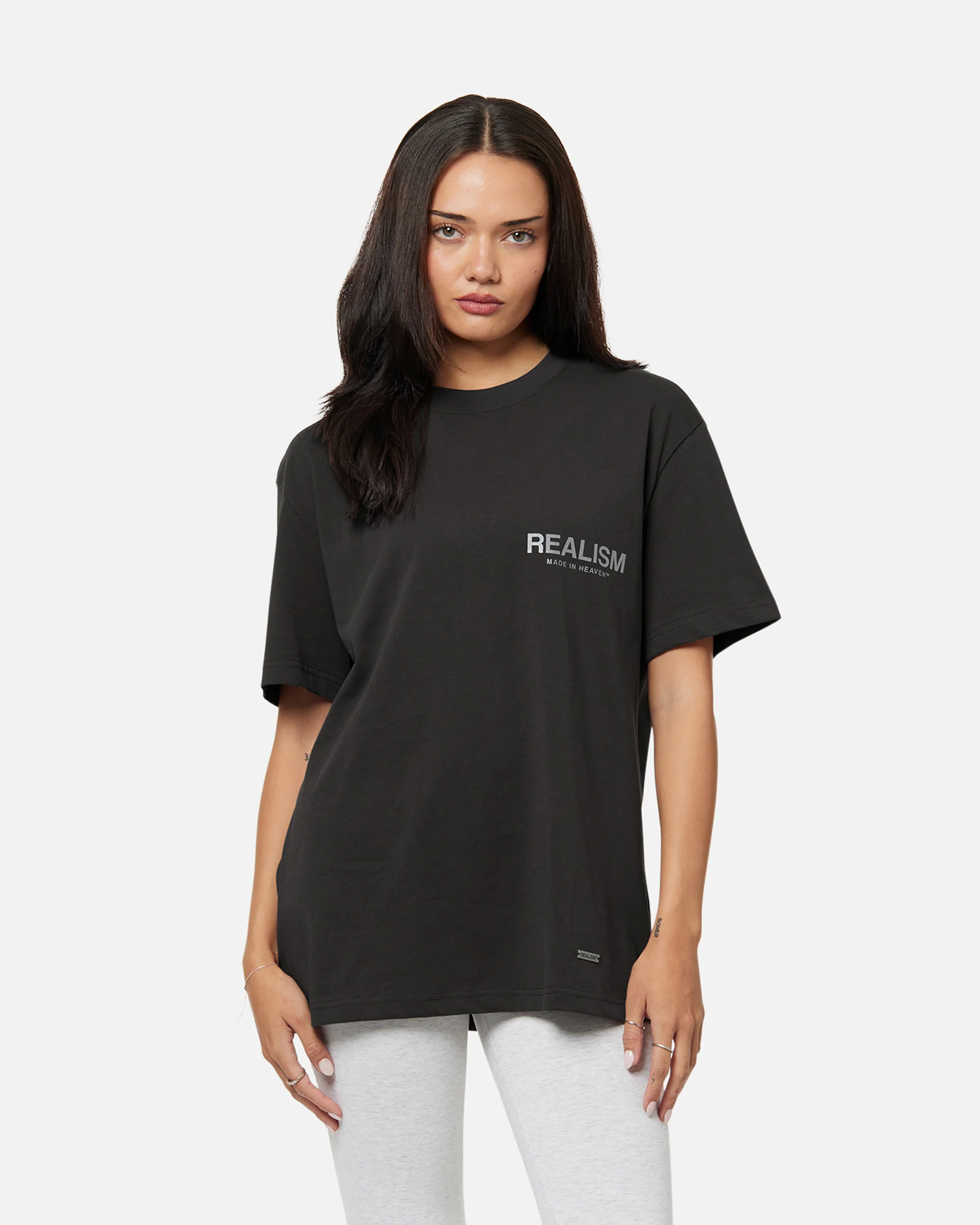 HEAVEN LOGO REFLECTIVE TEE MOON ASH - Image 7