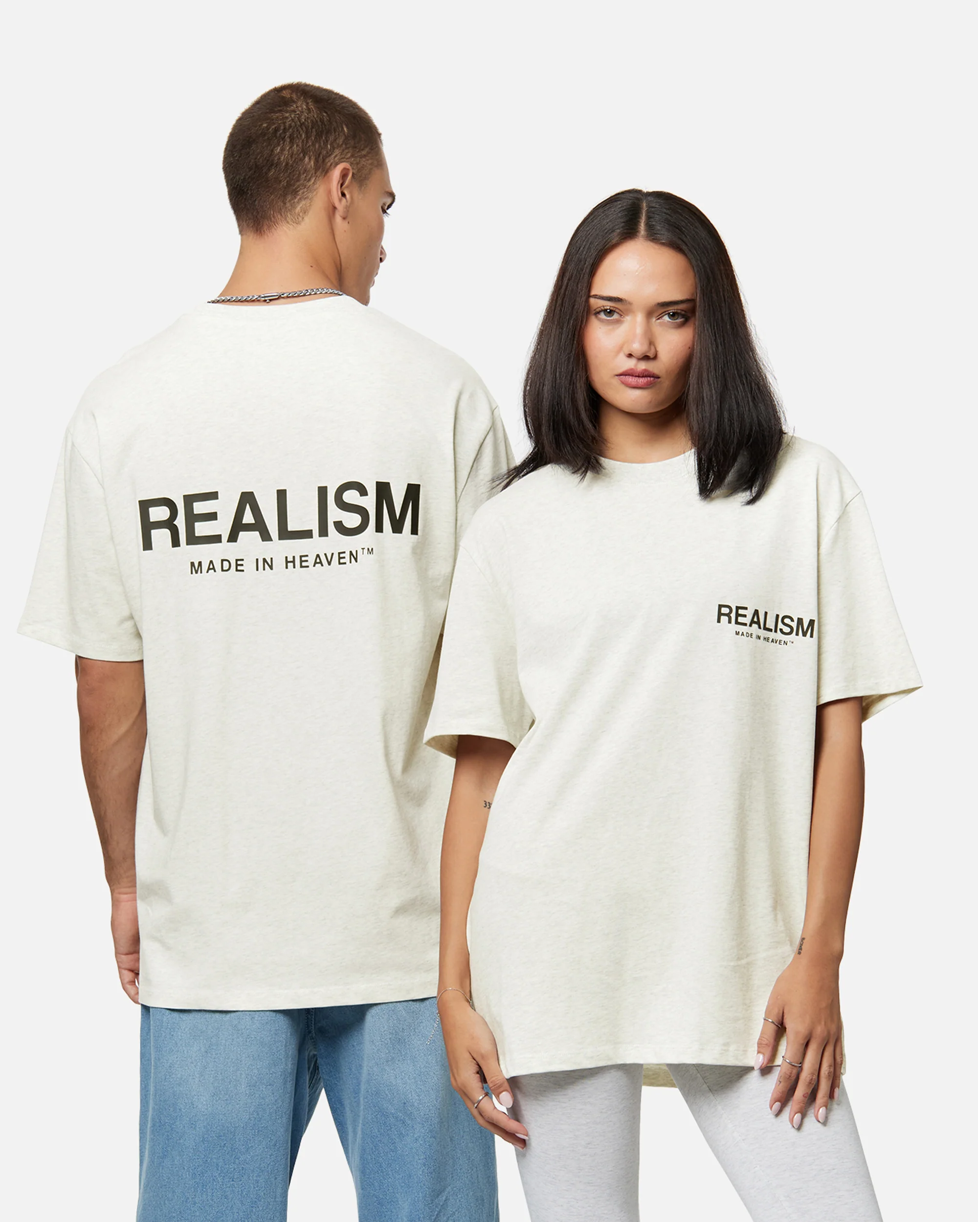 HEAVEN LOGO TEE OATMEAL - Image 5