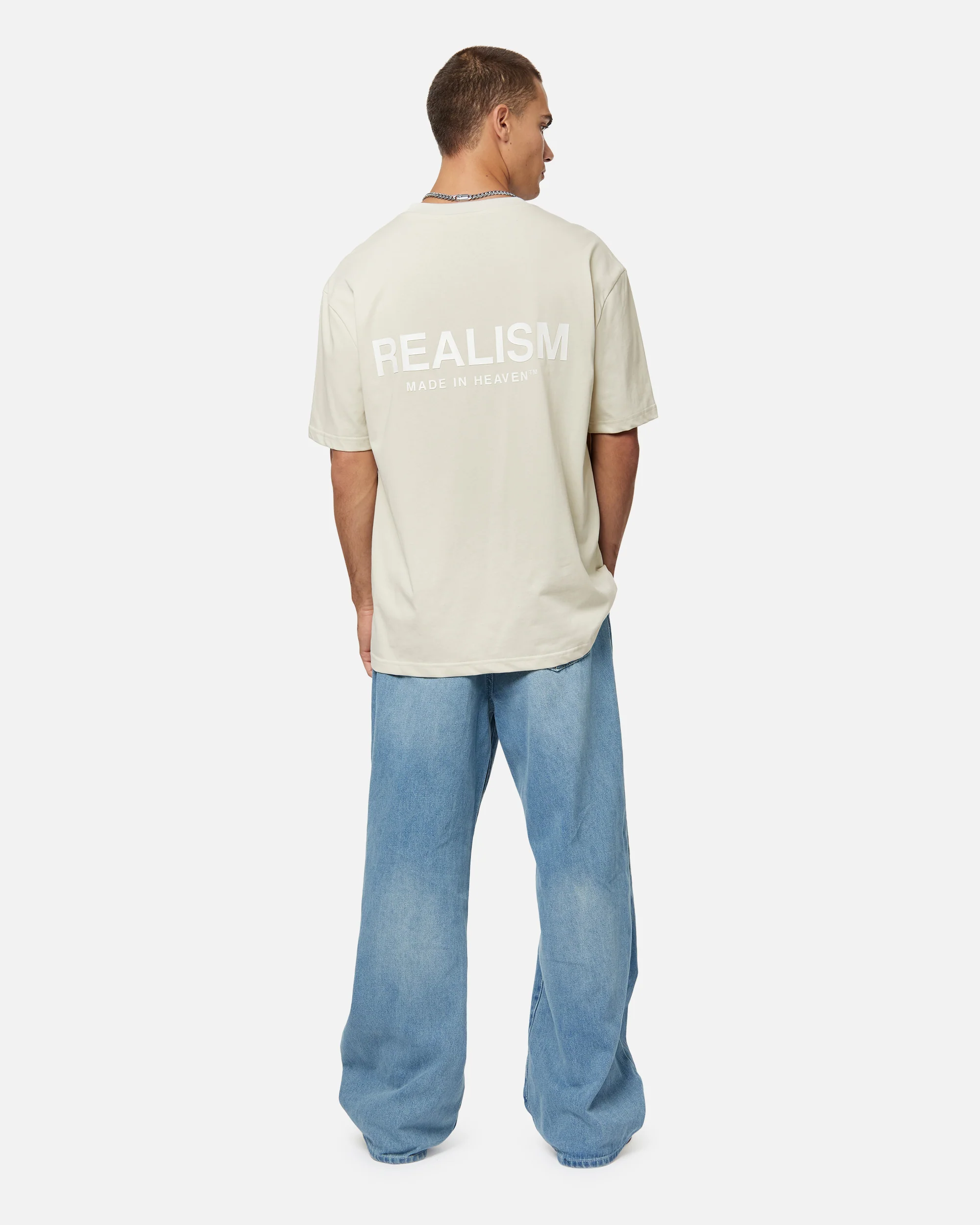 HEAVEN LOGO TEE WHEAT - Image 4