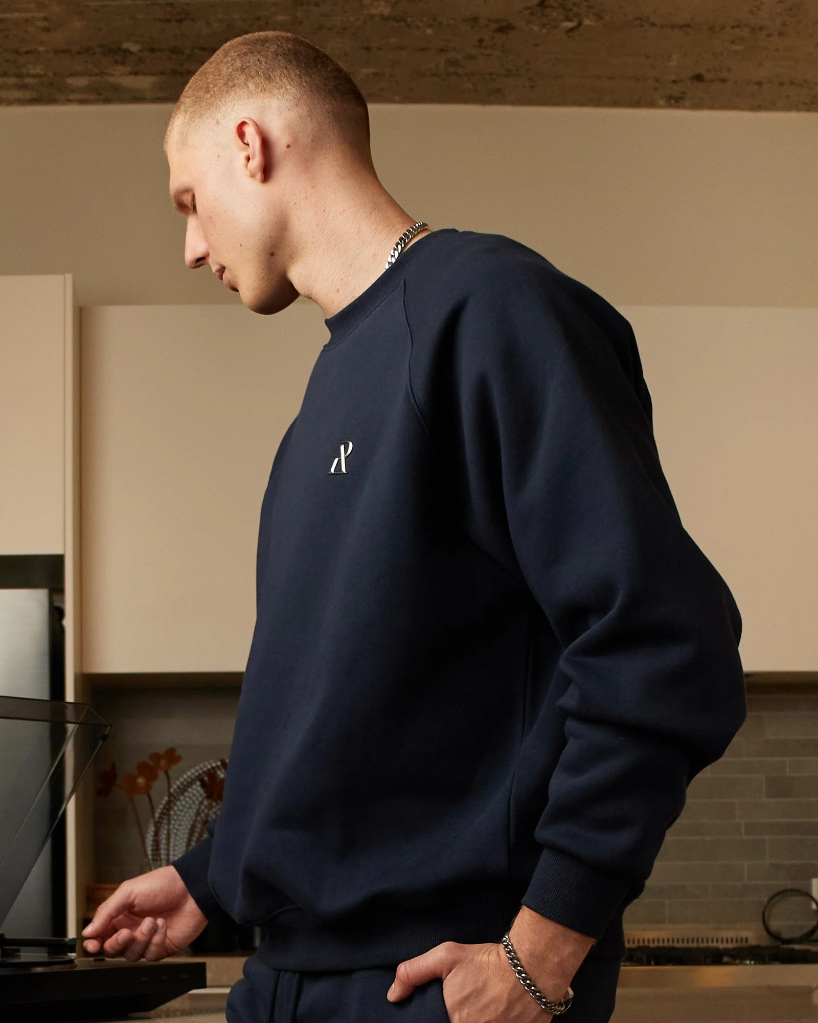 RADIANT CREWNECK ROYAL NAVY - Image 5