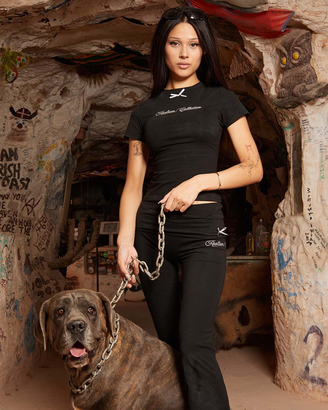 SCRIPT FOLDOVER PANT BLACK - Image 5
